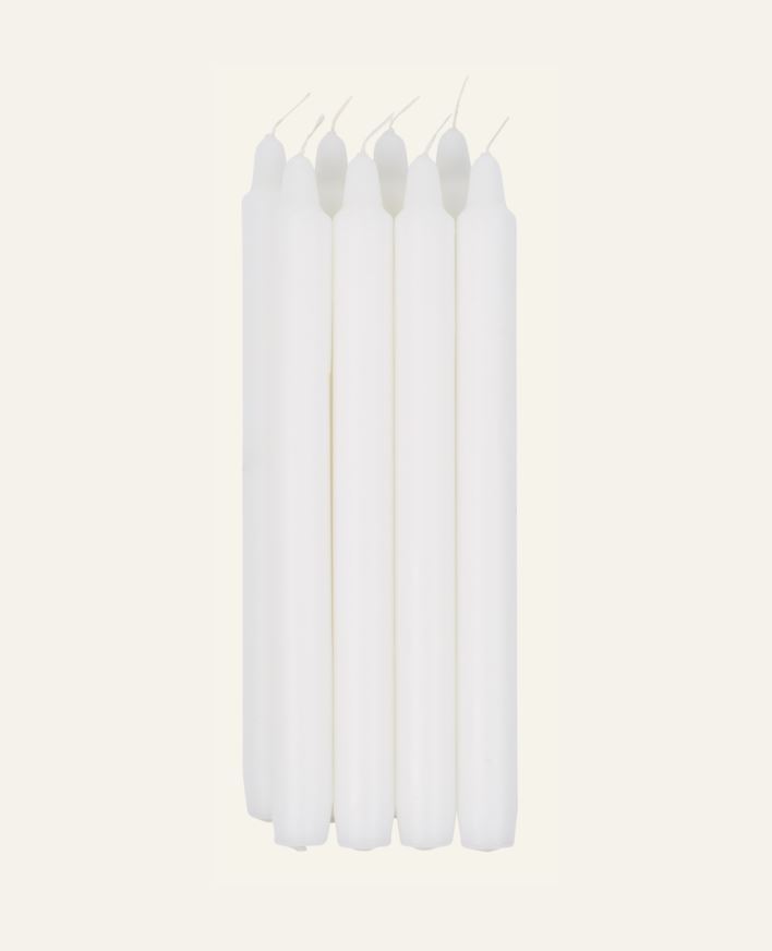 Kronljus vit - 25 cm vit - 1