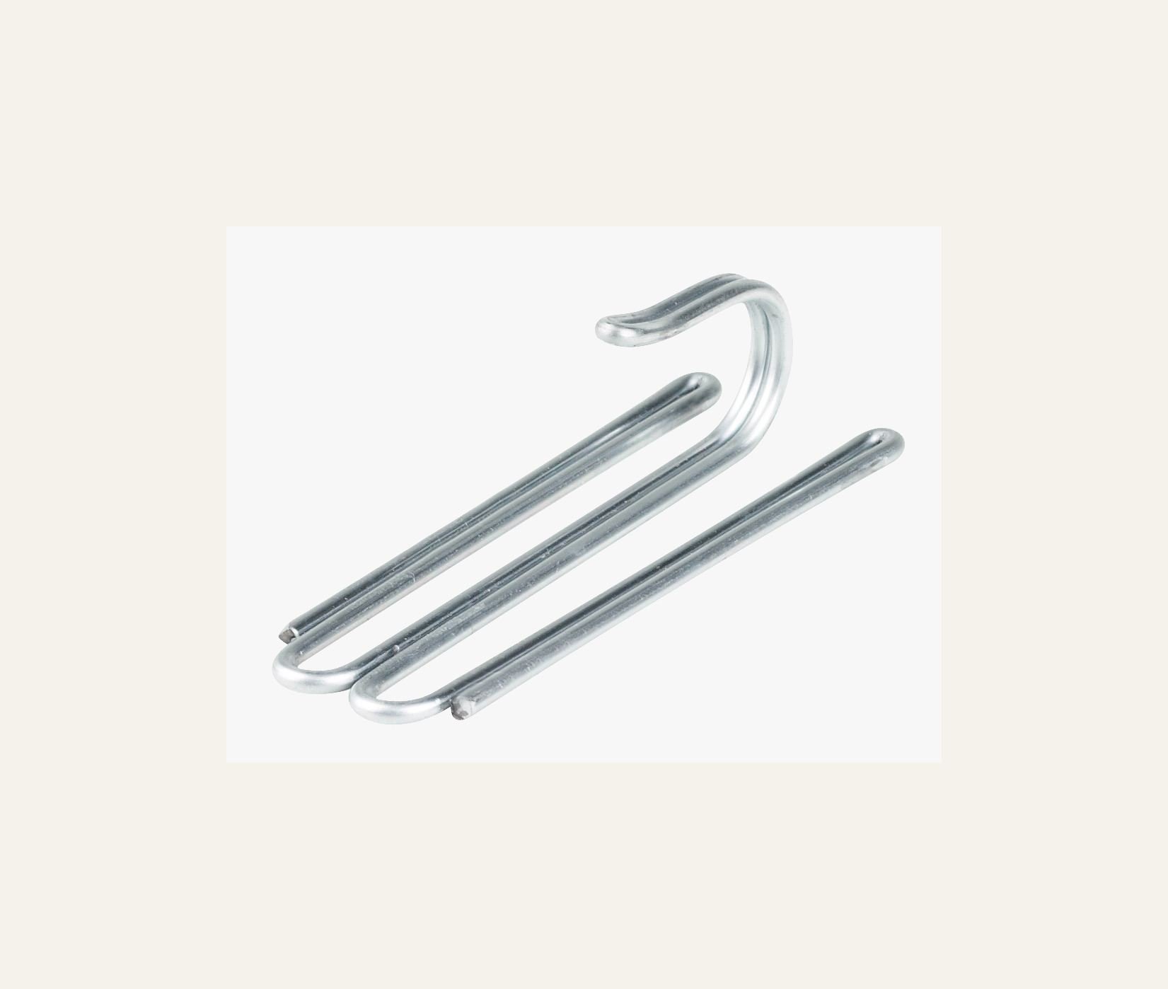 Gardinkrokar, höga stål - 2