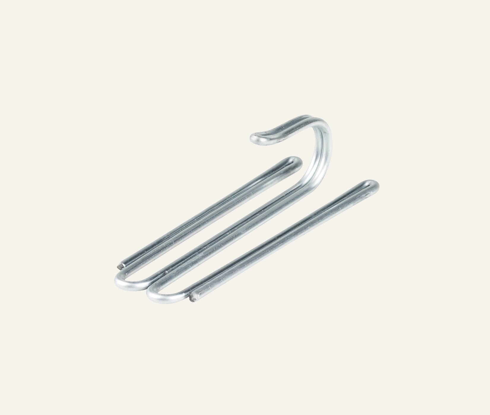 Gardinkrokar, höga stål - 2