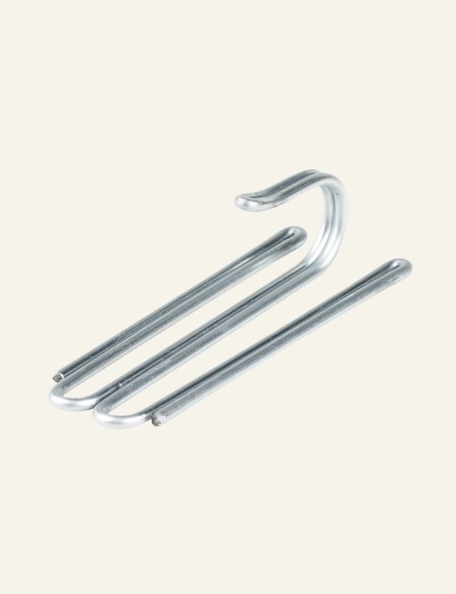 Gardinkrokar, höga stål - 2