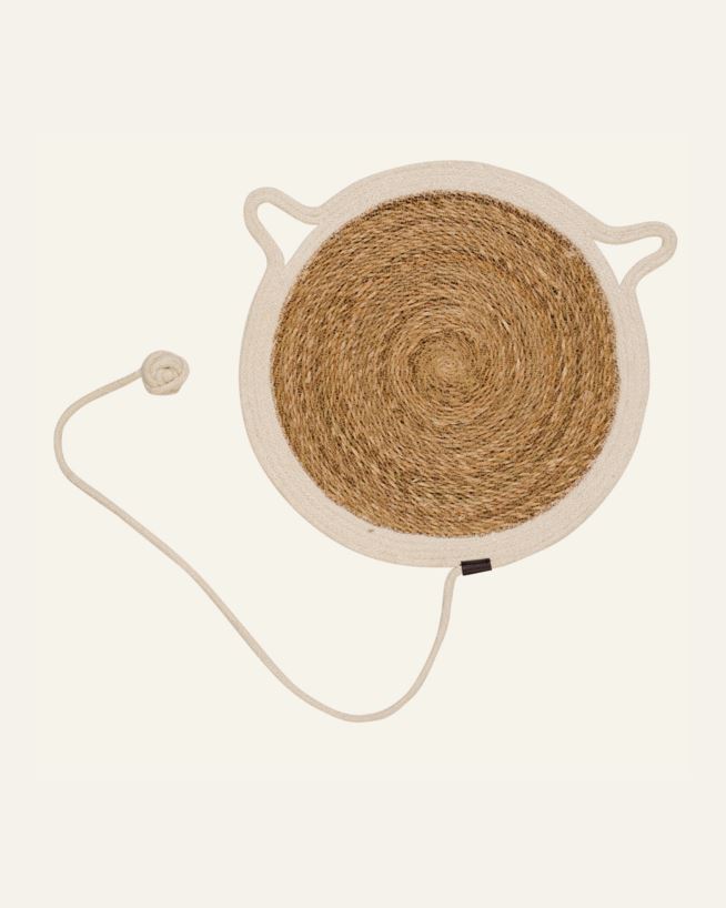 Husdjursmatta natur - ø40 cm natur - 1