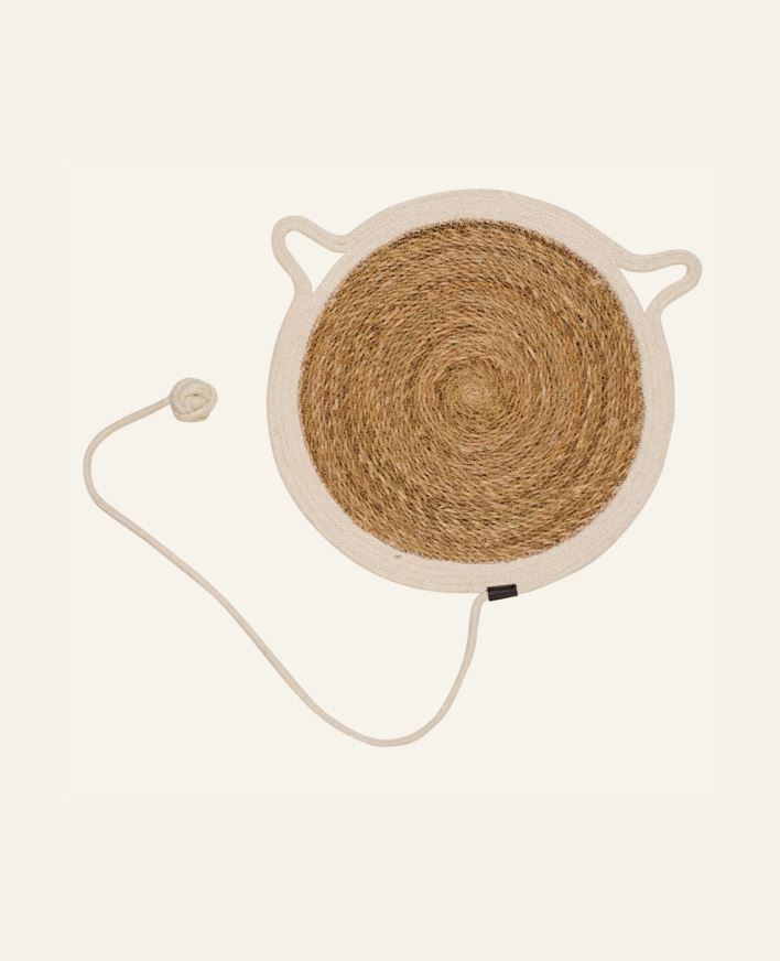 Husdjursmatta natur - ø40 cm natur - 1