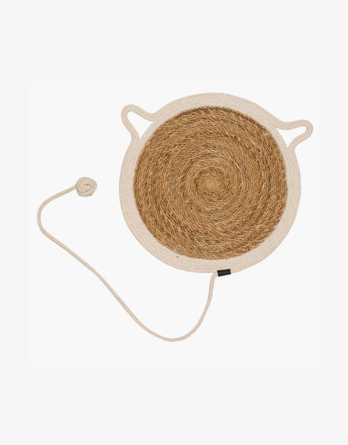 Husdjursmatta natur - ø40 cm natur - 1
