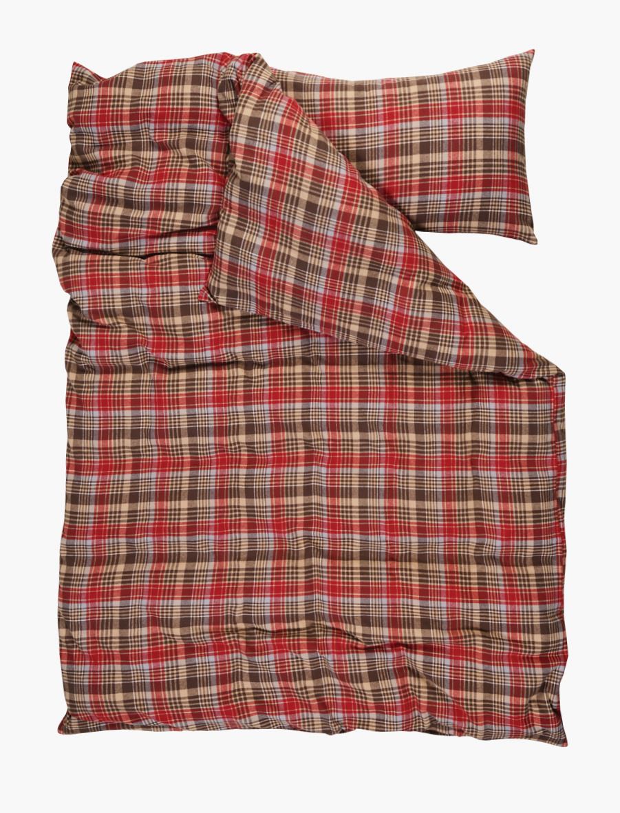 Påslakanset i garnfärgad flanell multi - 2