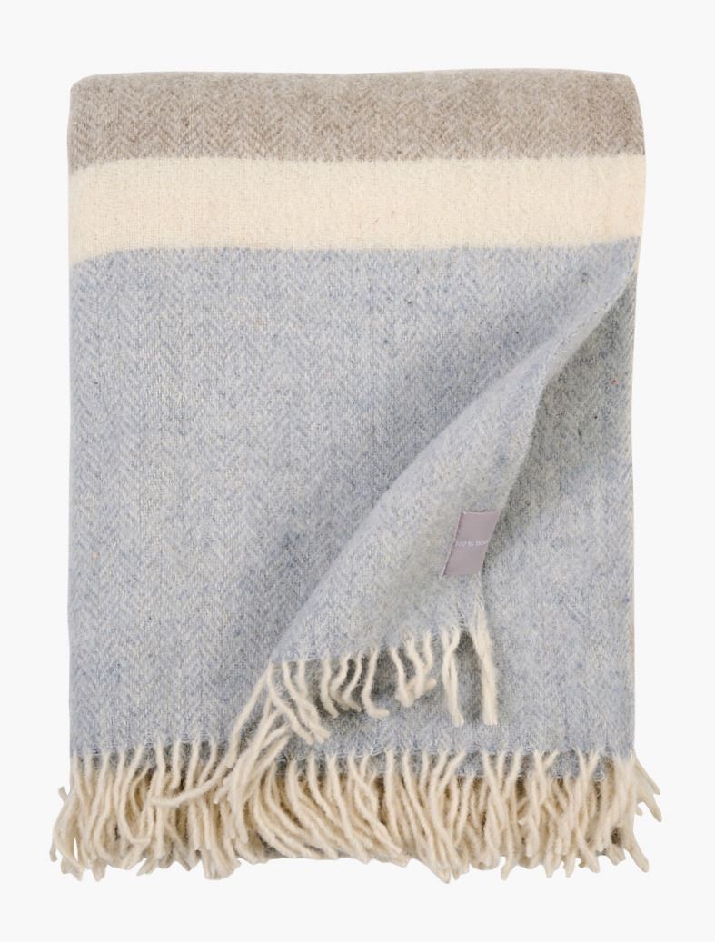 Ullpläd multi/beige - 130x170 cm multi/beige - 1