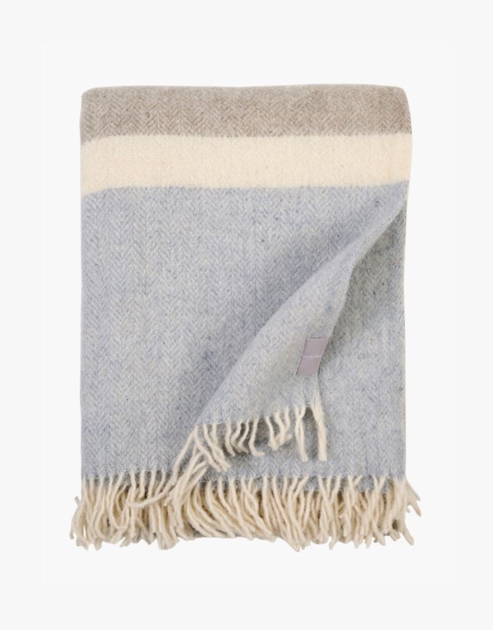 Ullpläd multi/beige - 130x170 cm multi/beige - 1