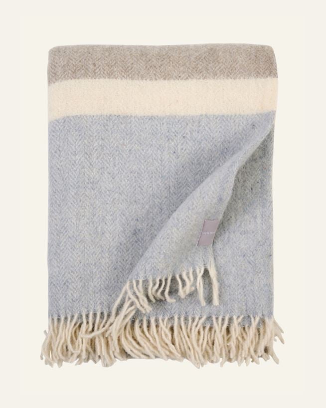 Ullpläd multi/beige - 130x170 cm multi/beige - 1