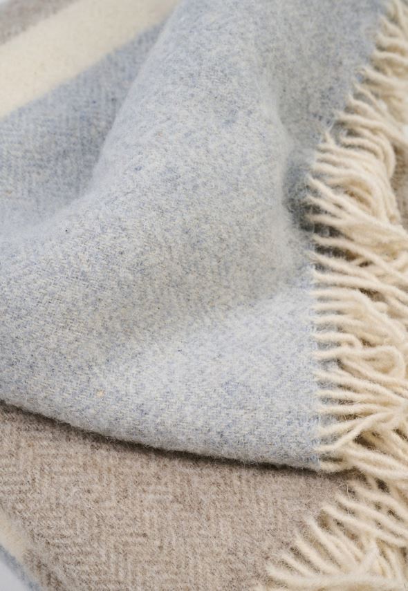 Ullpläd multi/beige - 3