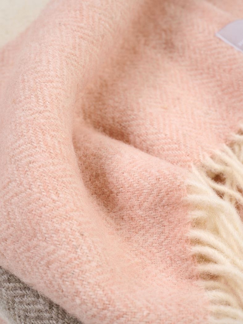 Ullpläd multi/rosa - 2