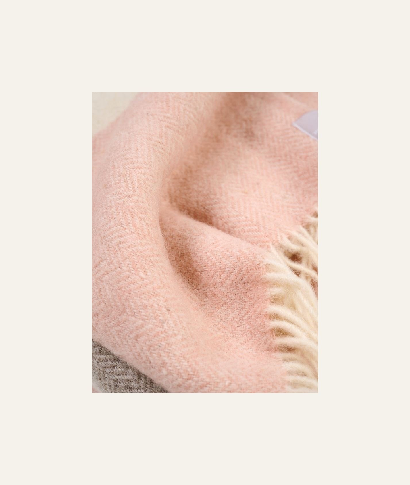 Ullpläd multi/rosa - 2