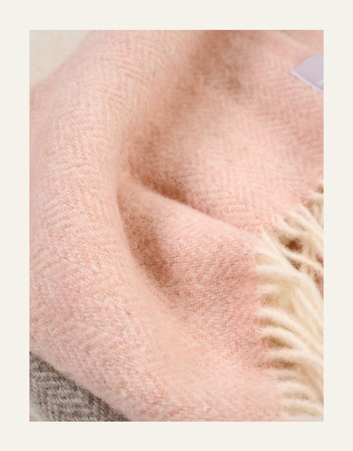 Ullpläd multi/rosa - 2