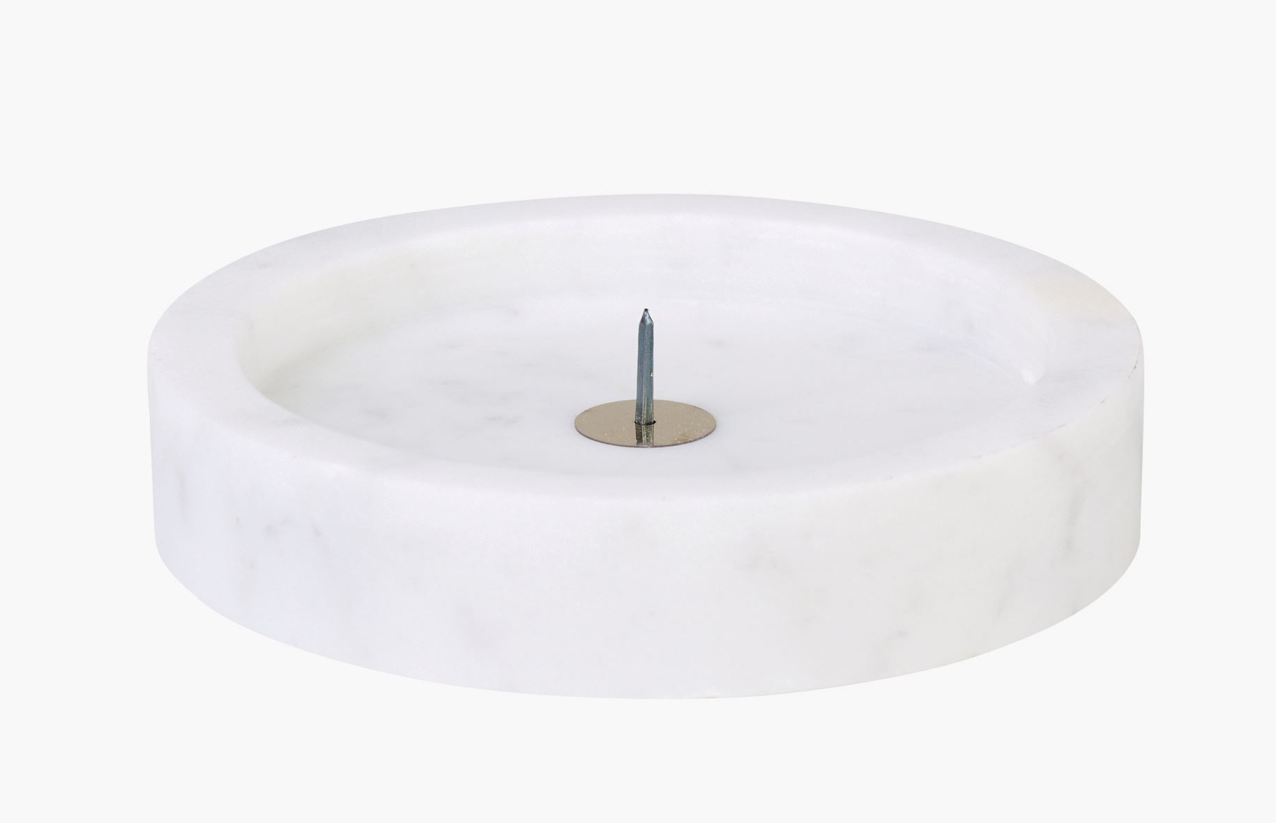 Ljushållare vit - ø10x2 cm vit - 1