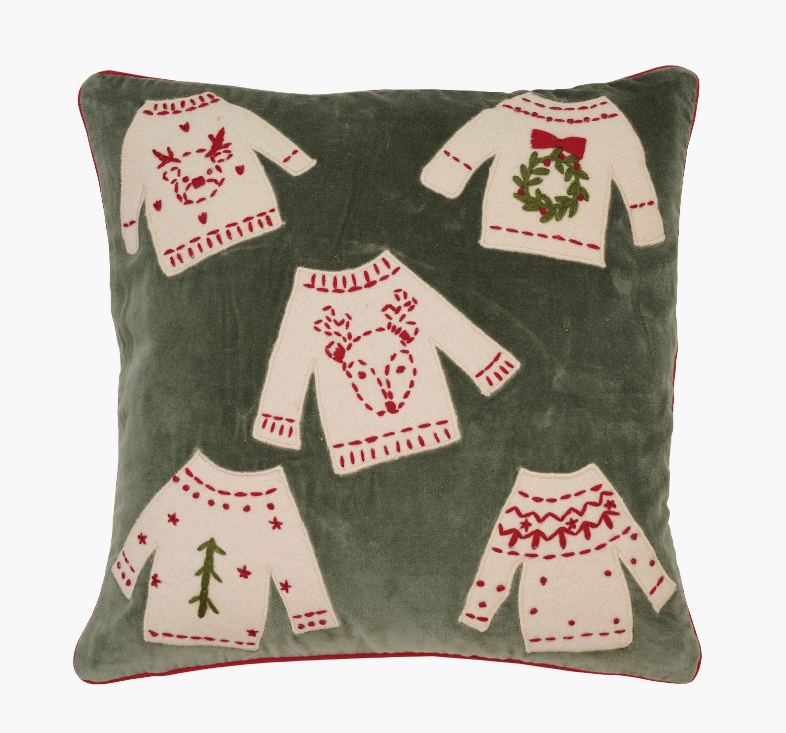 Kuddfodral grön - 45x45 cm grön - 1