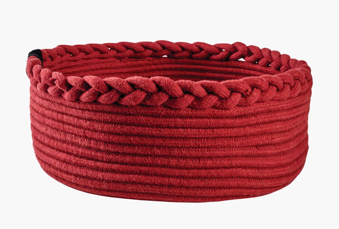 Korg röd - ø 28 h 12cm röd - 1