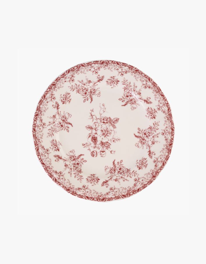 Tallrik röd - ø26,4 cm röd - 1