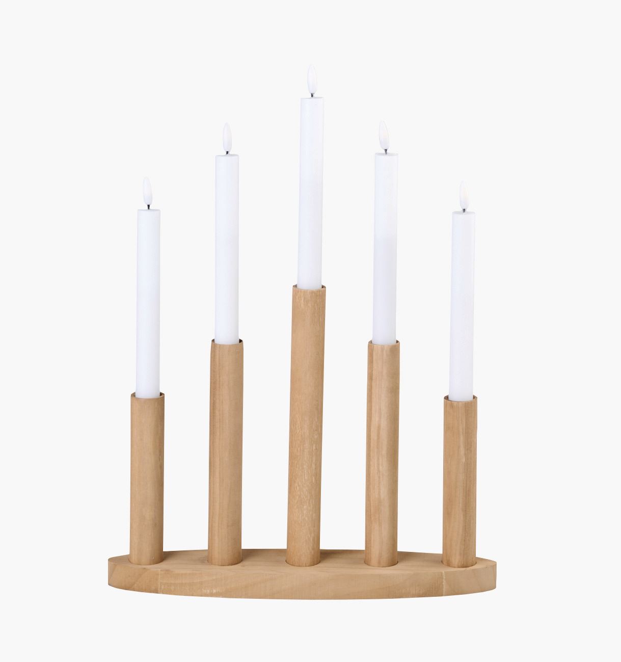 Adventsljusstake natur - 2