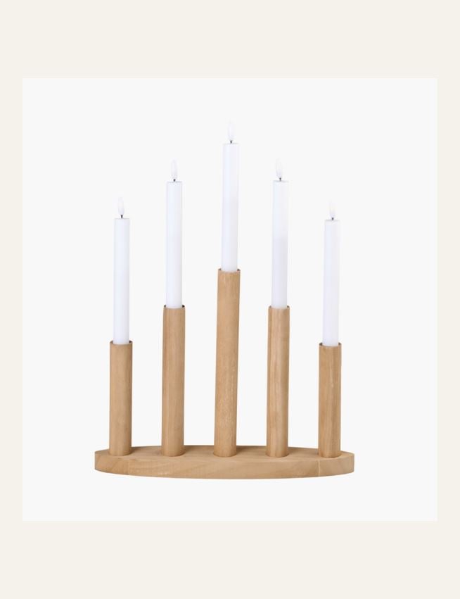 Adventsljusstake natur - 2