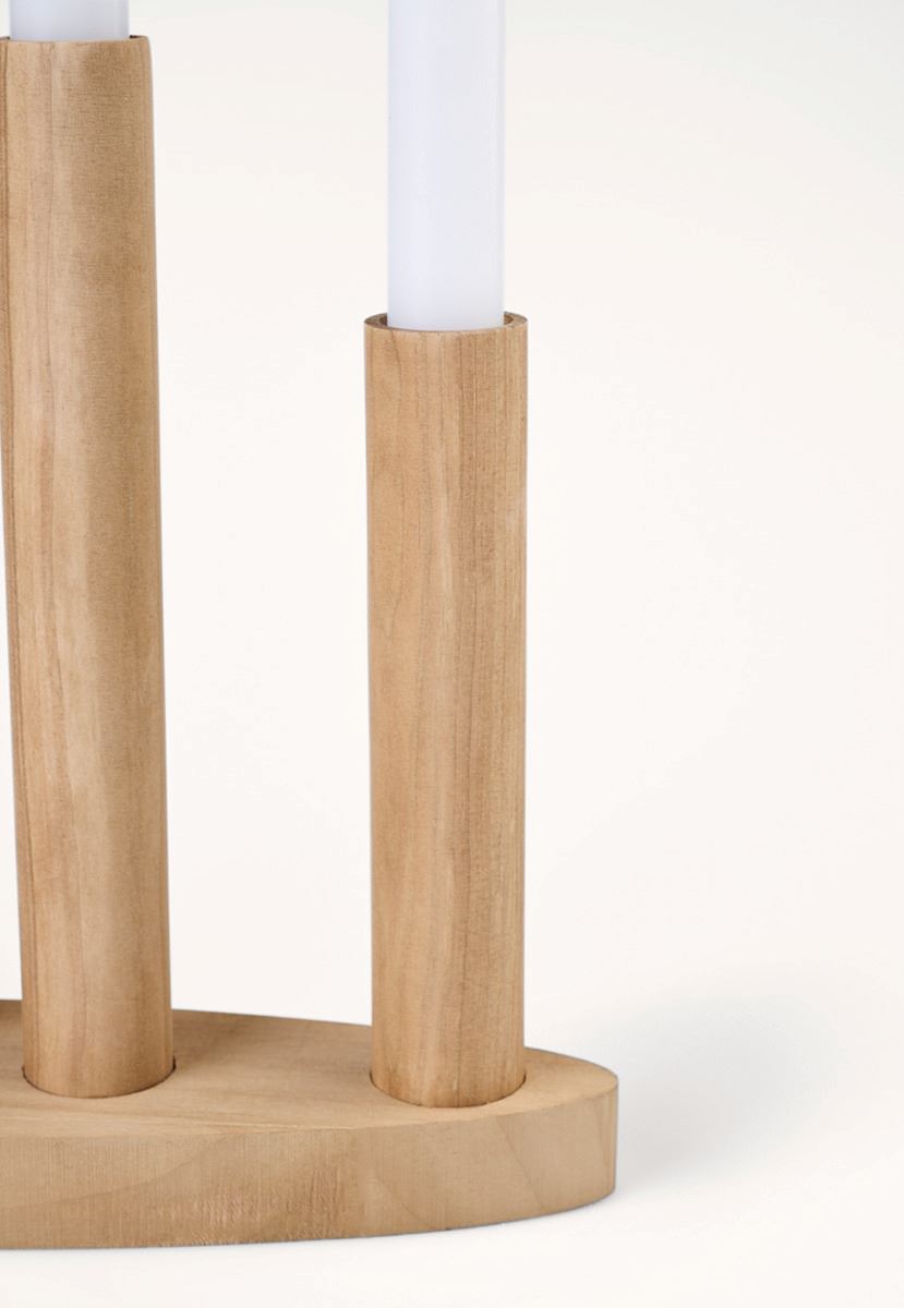 Adventsljusstake natur - 5