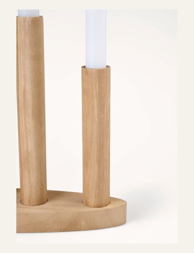 Adventsljusstake natur - 5
