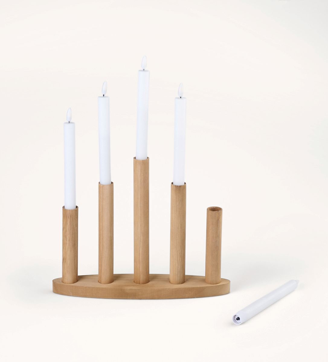 Adventsljusstake natur - 4