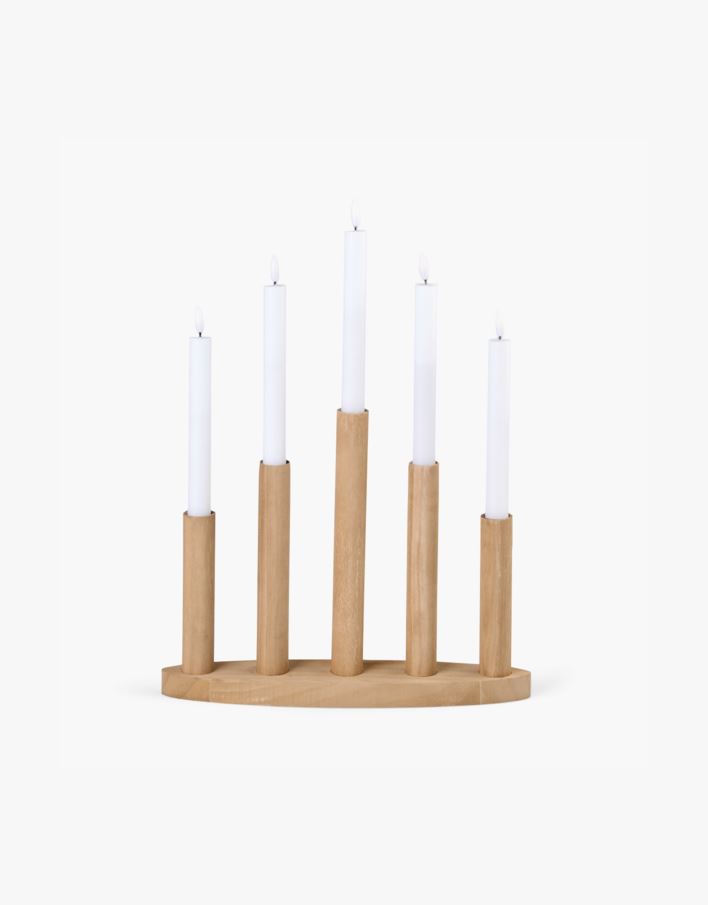 Adventsljusstake natur - 34x7x47 cm natur - 1