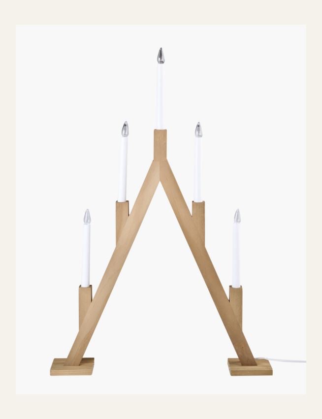 Adventsljusstake natur - 2