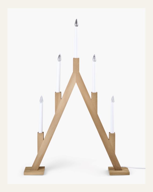 Adventsljusstake natur - 52x8x76,5 cm natur - 1