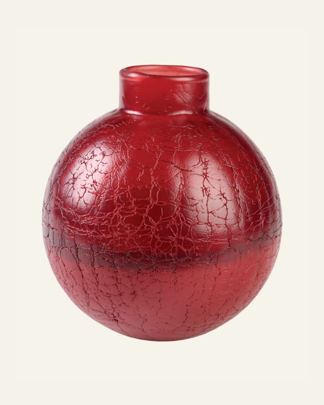 Vas röd - 13,5x15 cm röd - 1