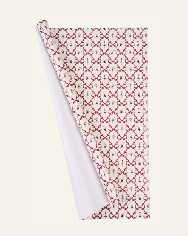 Presentpapper multi/röd - 70cm x 3m multi/röd - 1
