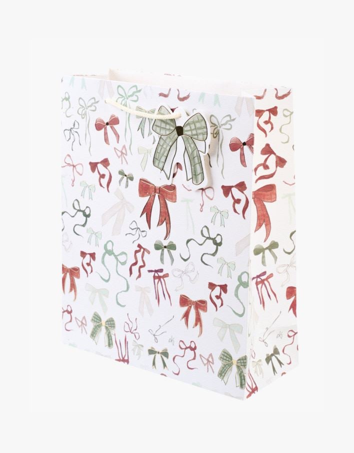 Presentpåse multi/röd - 24x29x10 cm multi/röd - 1