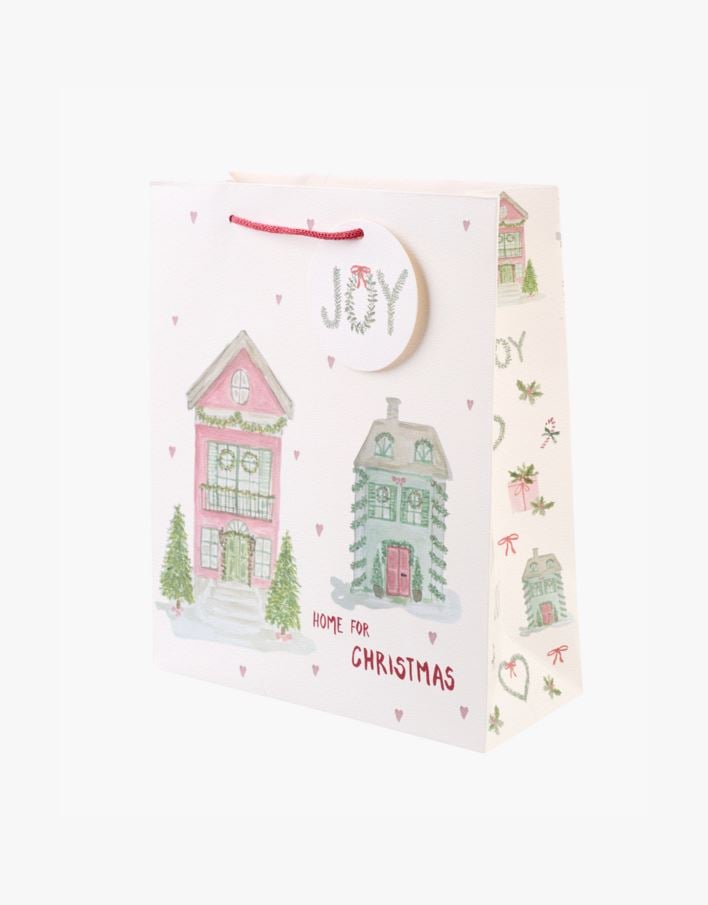 Presentpåse multi/röd - 24x29x10 cm multi/röd - 1