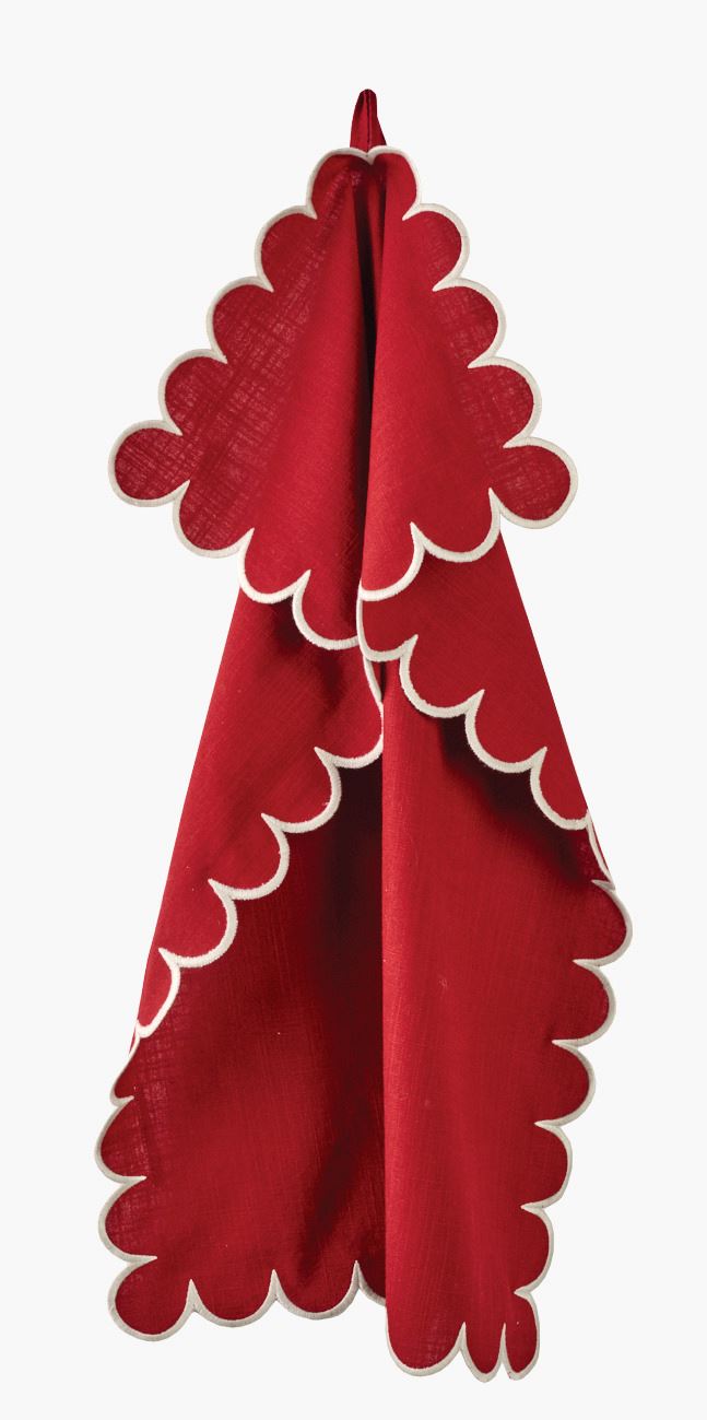 Kökshandduk röd - 70x50 cm röd - 1