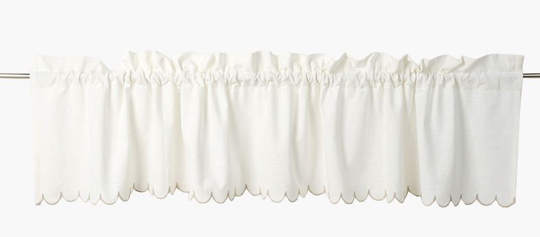 Gardinkappa vit - 40x200 cm vit - 1