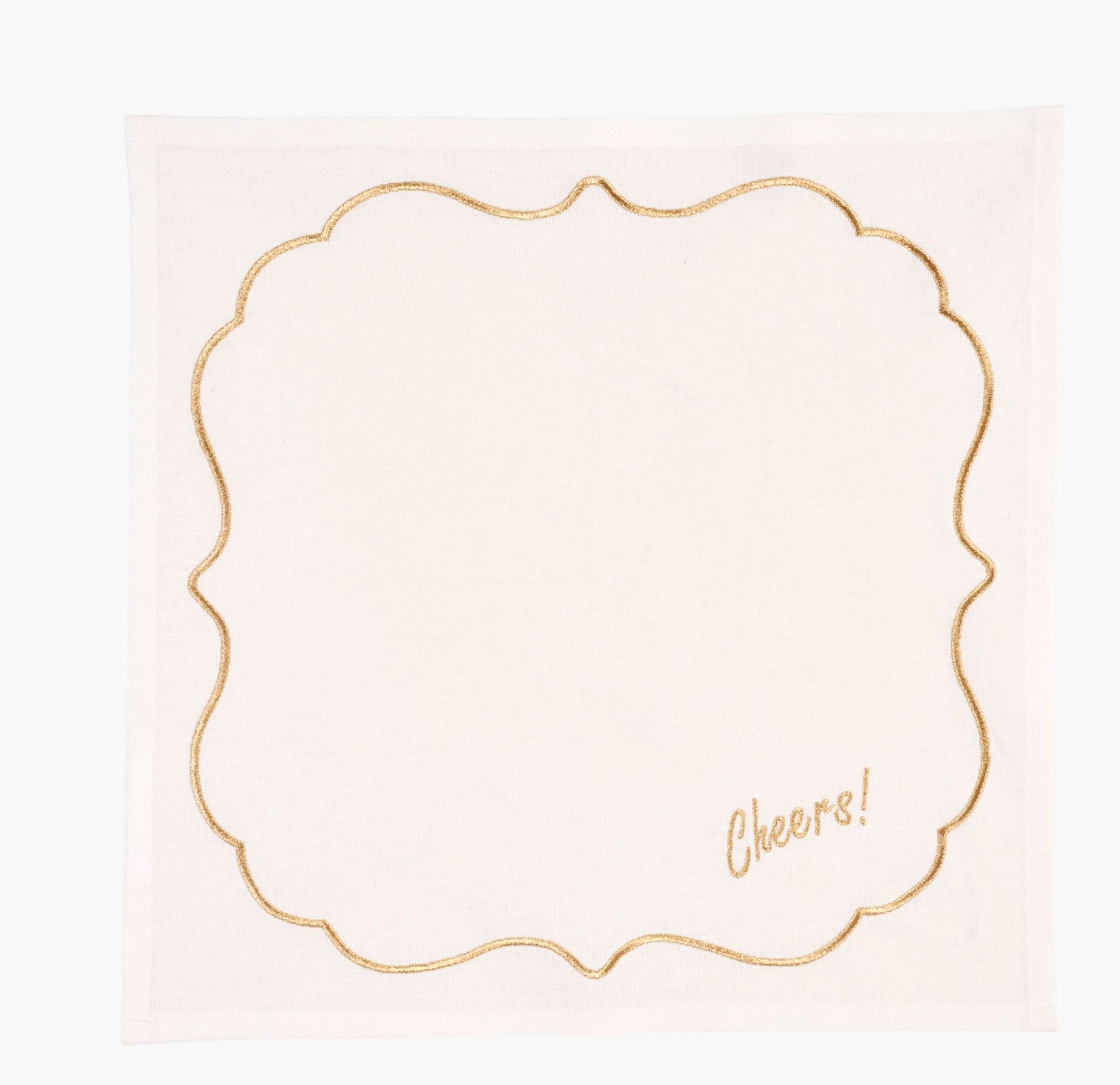 Tygservett vit - 40x40 cm vit - 1