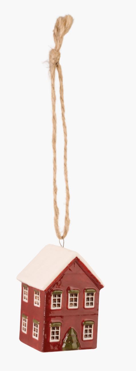 Julgransdekoration multi/röd - 3,7x3,5x5,7 cm multi/röd - 1