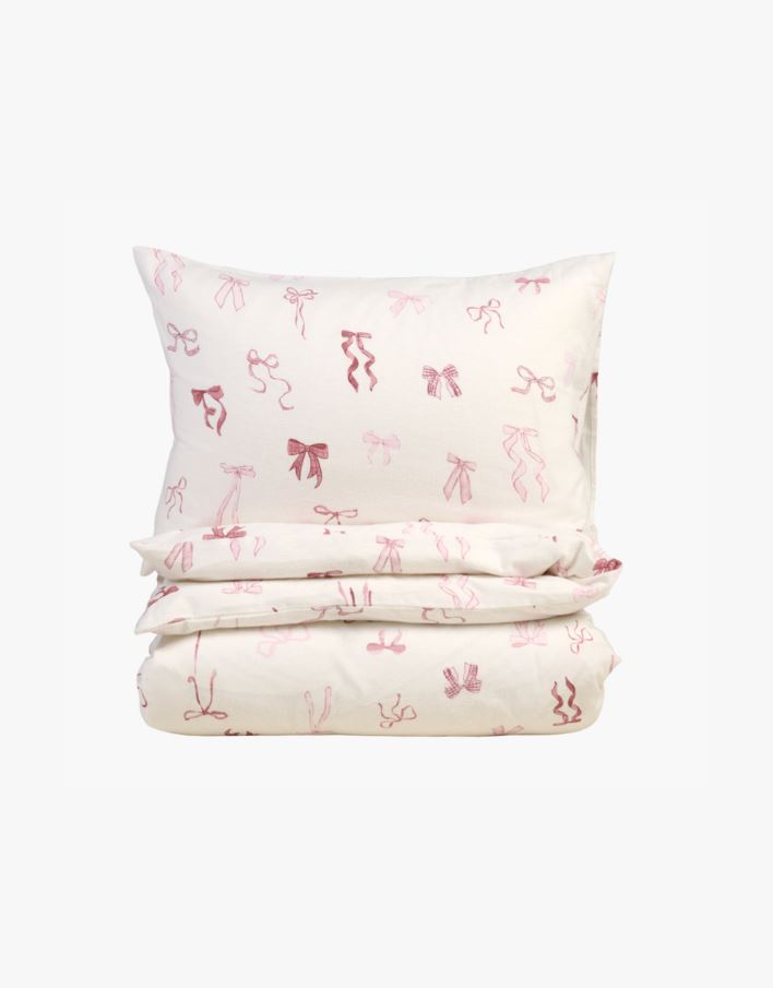 Påslakanset i flanell multi/rosa - 150x210 cm multi/rosa - 1