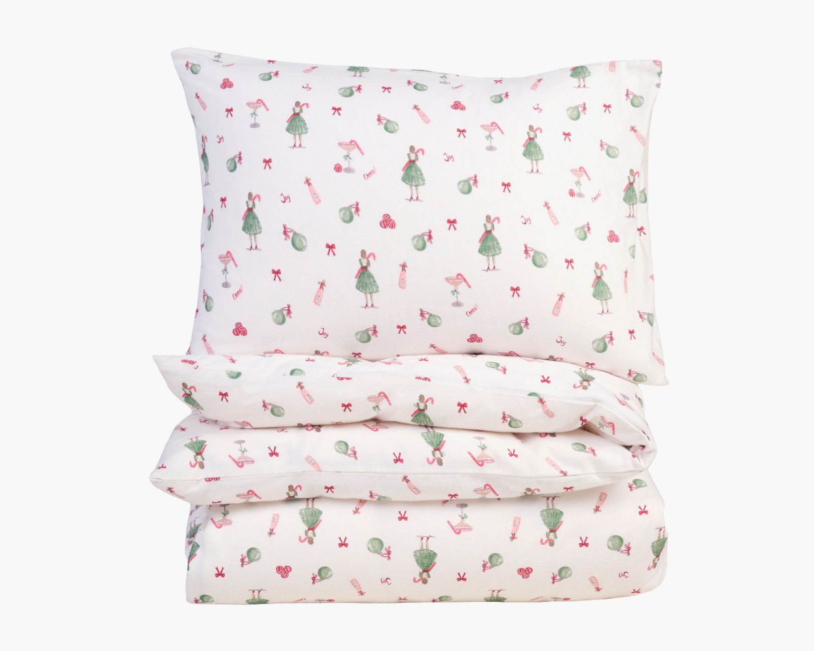 Påslakanset i flanell multi - 150x210 cm multi - 1