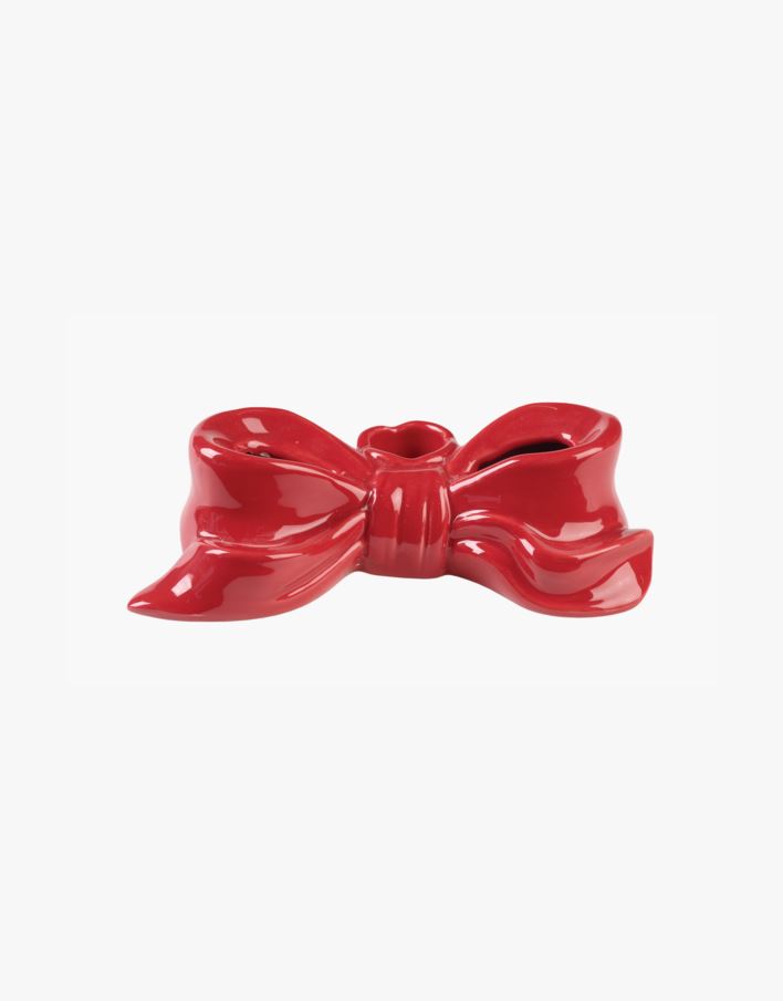Ljusstake röd - 16,5x7,5x5 cm röd - 1