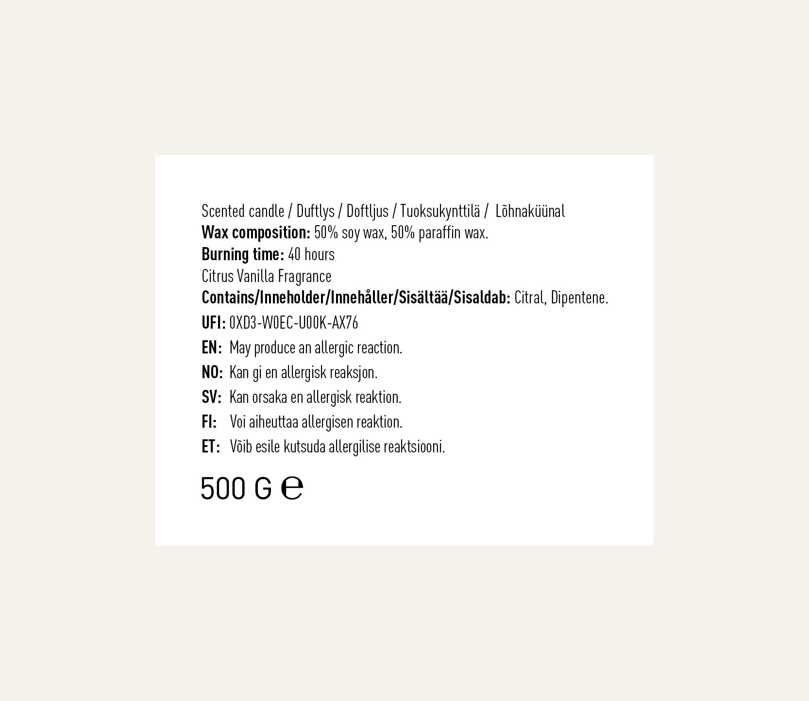 Doftljus beige - 8