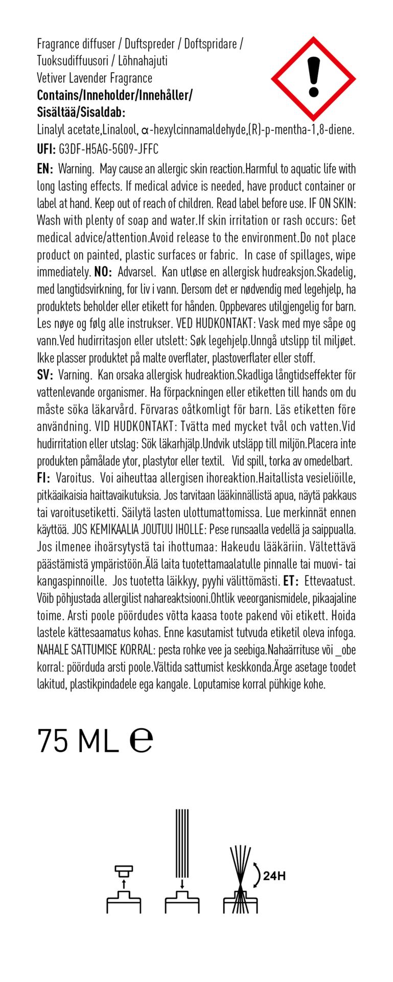 Doftpinnar gråblå - 6