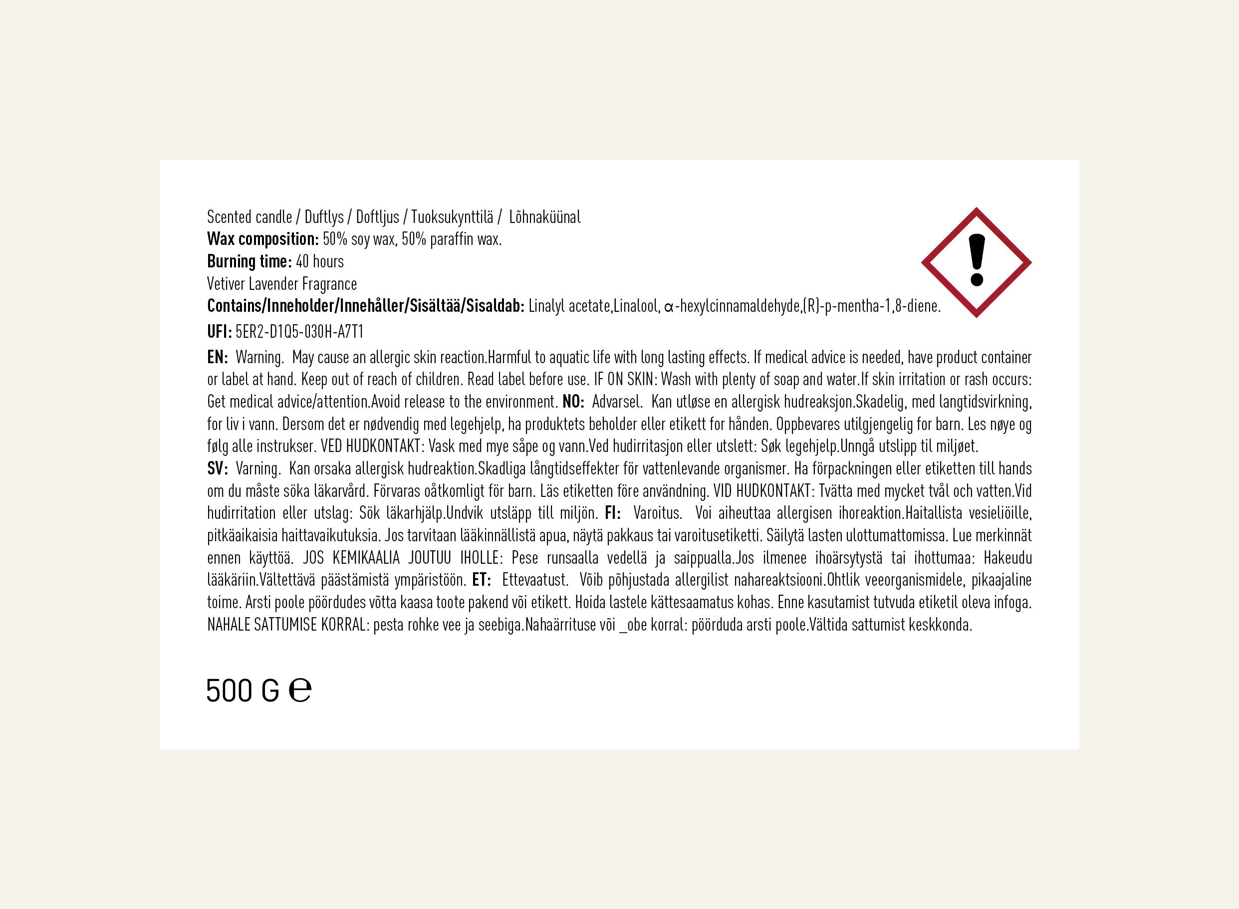 Doftljus gråblå - 4