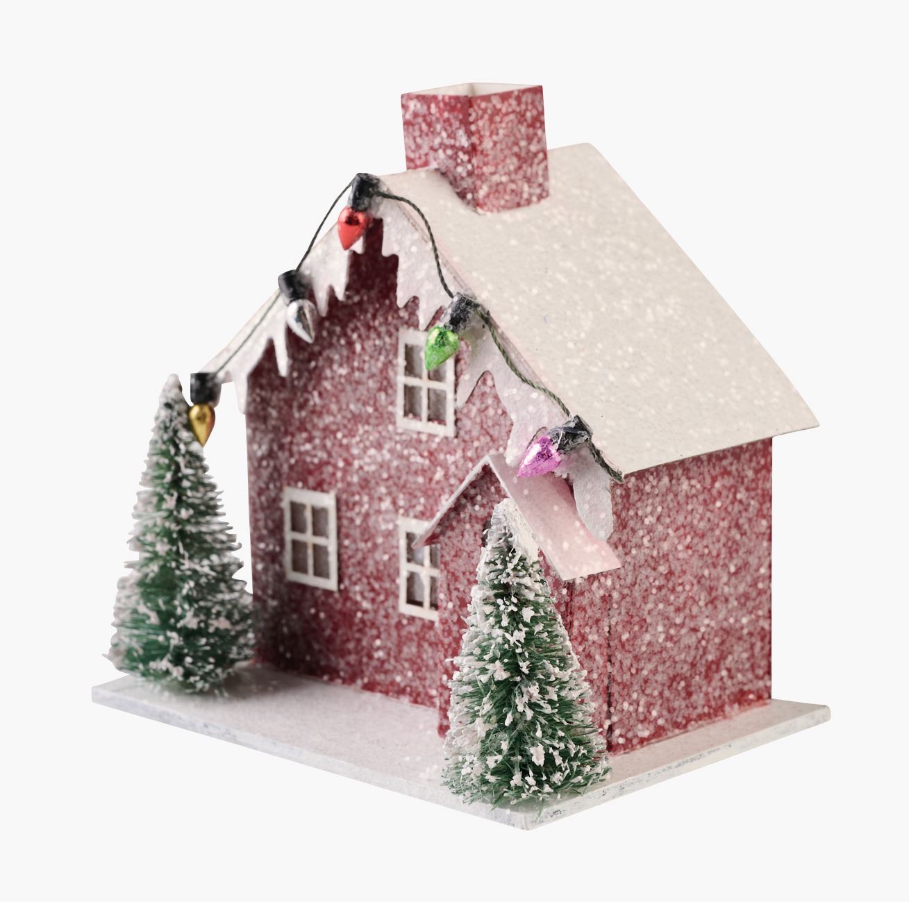 Dekoration multi/röd - 9,2x7,6x10,2 cm multi/röd - 1