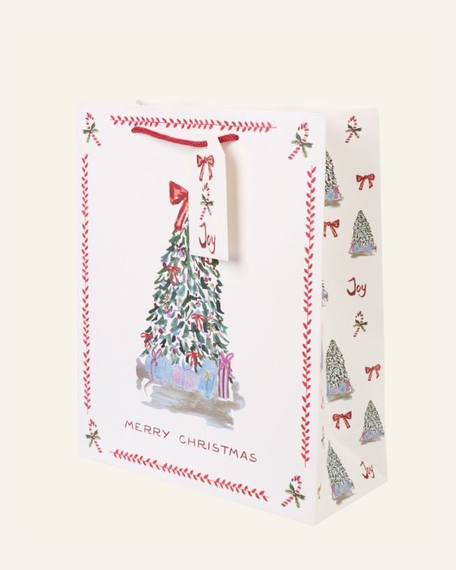Presentpåse multi/röd - 24x29x10 cm multi/röd - 1