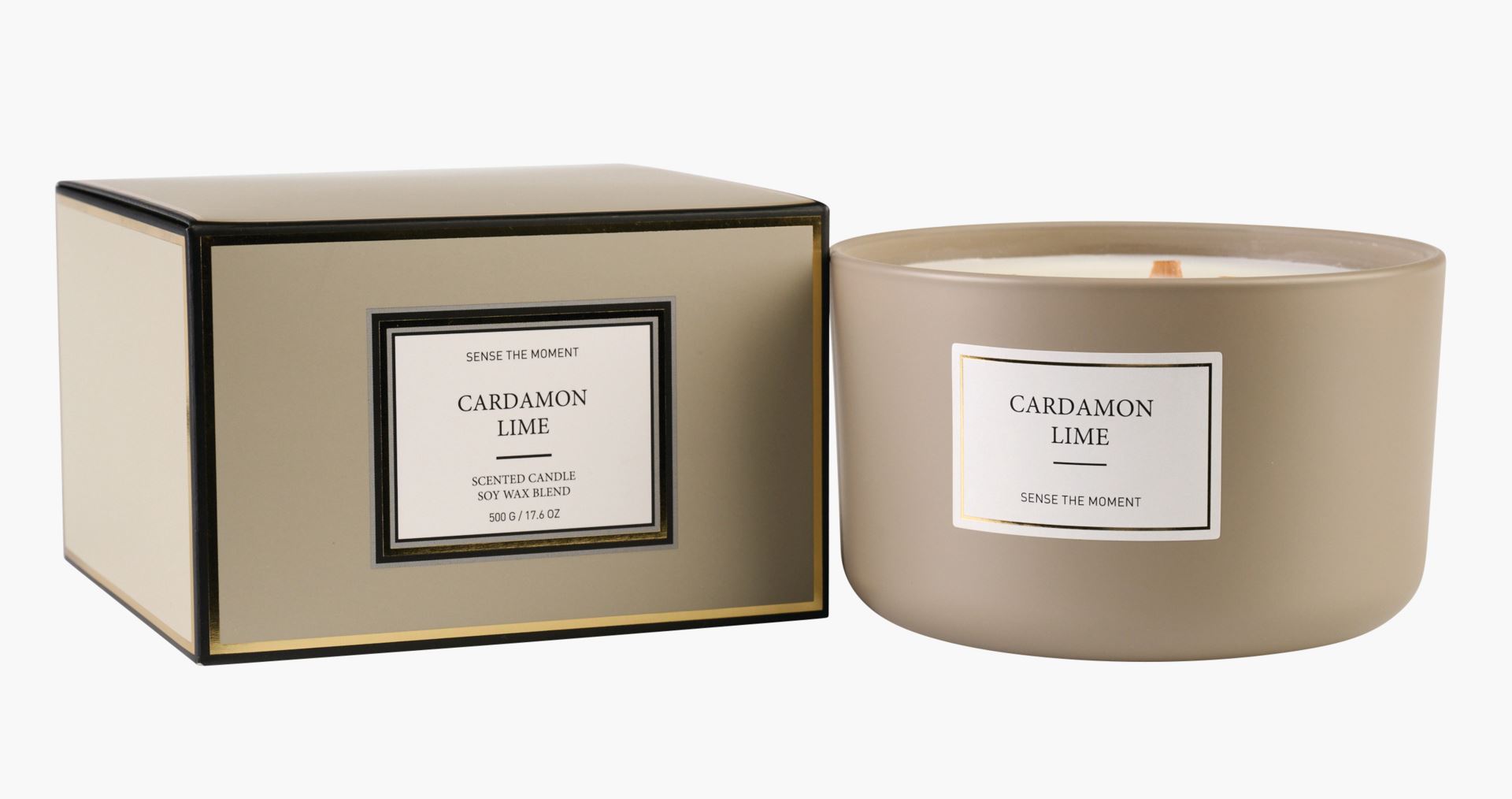 Doftljus beige - 500 g beige - 1