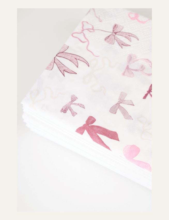 Pappersservetter rosa - 2