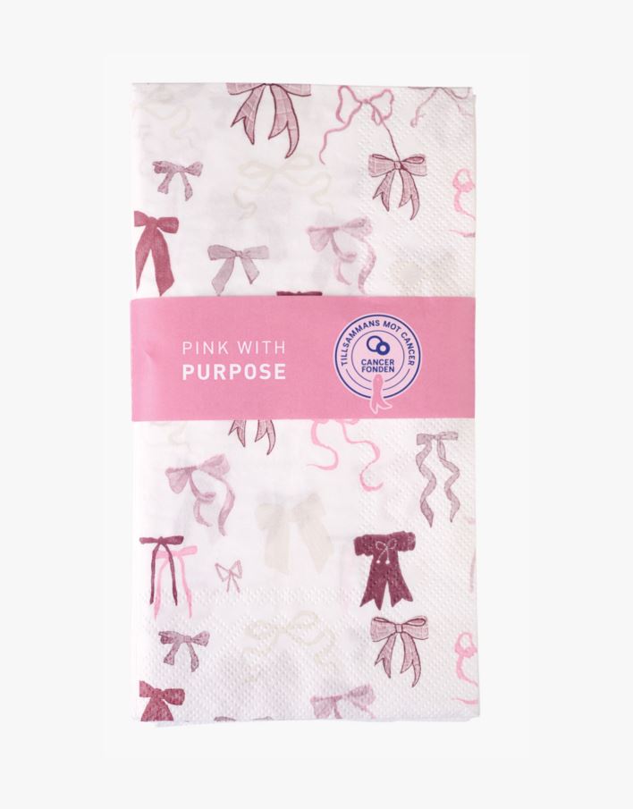 Pappersservetter rosa - 33x42 cm rosa - 1