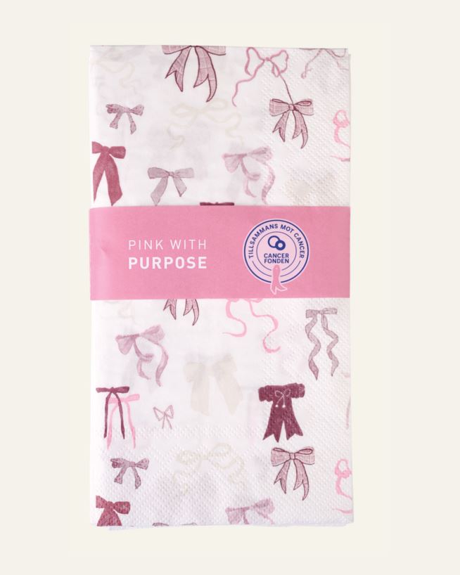 Pappersservetter rosa - 33x42 cm rosa - 1