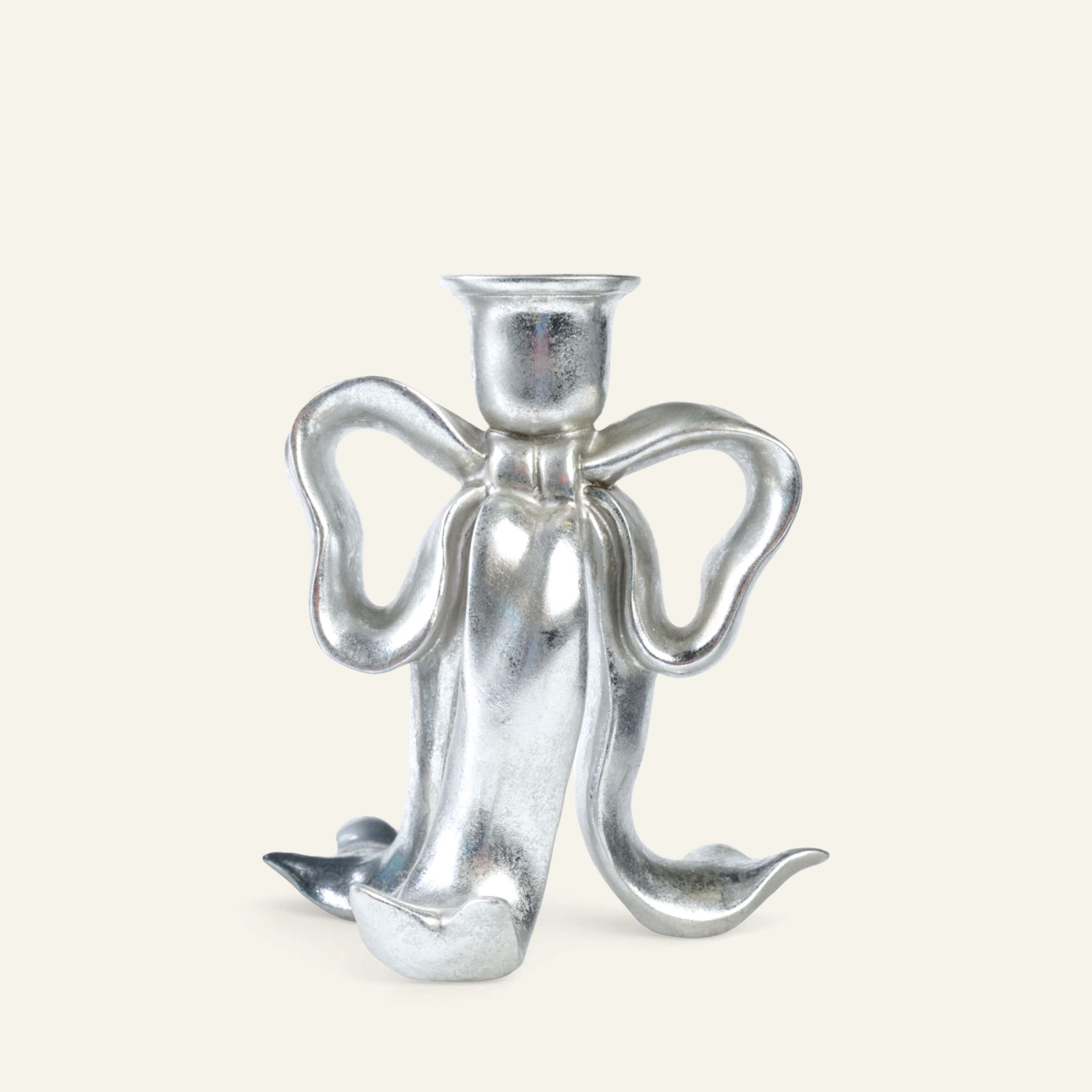 Ljusstake silver - 15x12x17 cm silver - 1