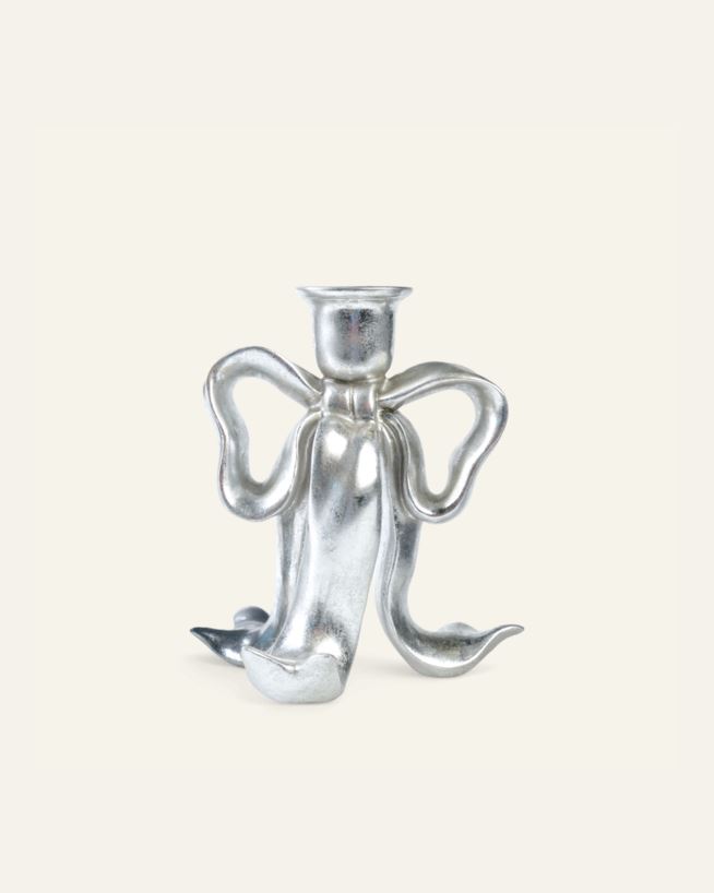 Ljusstake silver - 15x12x17 cm silver - 1