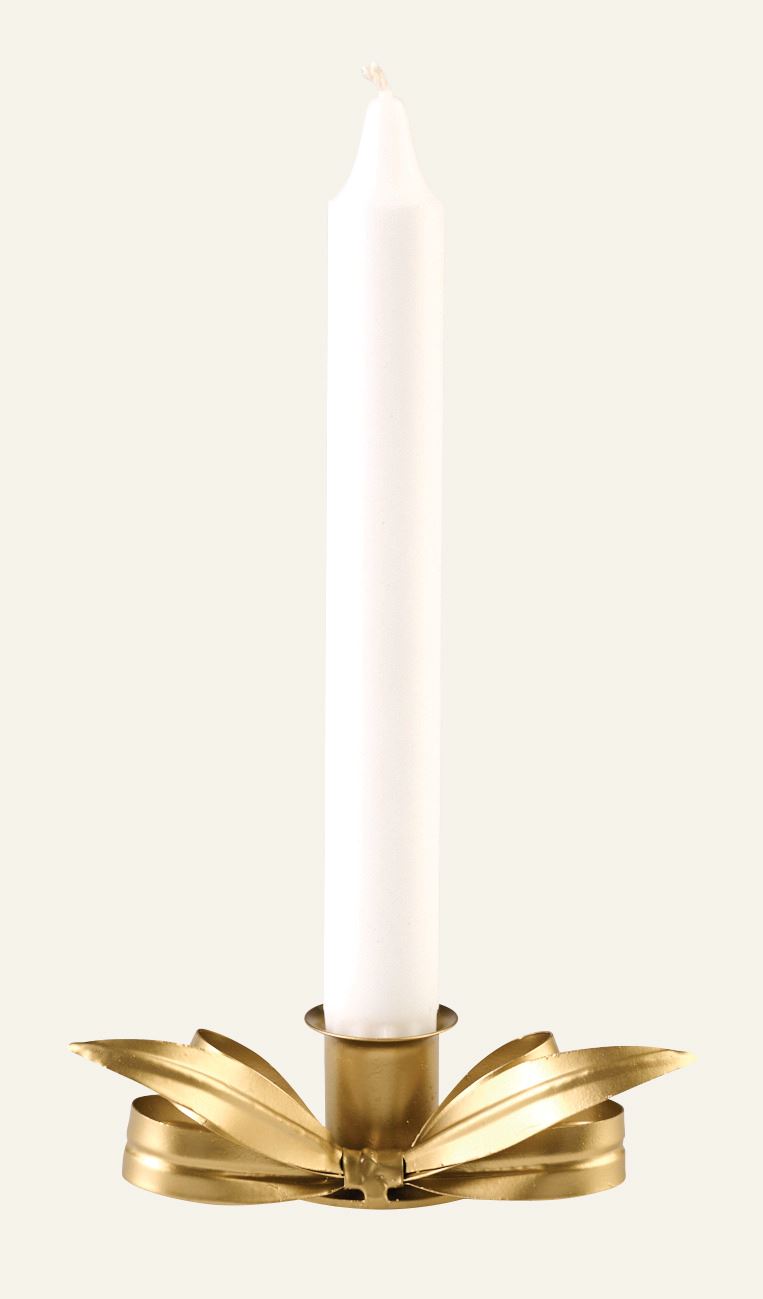 Ljusstake guld - 10,5x9x3,5 cm guld - 1